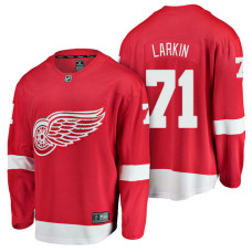 #71 Breakaway Player Dylan Larkin Jersey Red