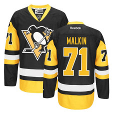 Evgeni Malkin #71 Black/Gold Alternate Jersey