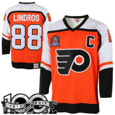 #88 Eric Lindros Orange 100 Greatest Player Jersey