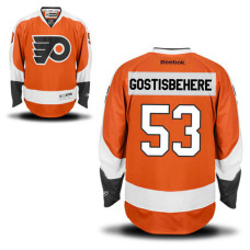 Shayne Gostisbehere #53 Orange Alternate Premier Player Jersey