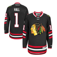 Glenn Hall #1 Black 2014 Stadium Series Jersey