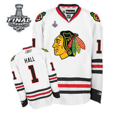 Glenn Hall #1 White 2015 Stanley Cup Away Jersey