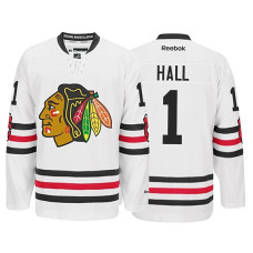 Glenn Hall #1 White Jersey