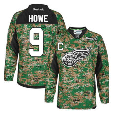 Gordie Howe #9 Camo Veteran's Day Jersey