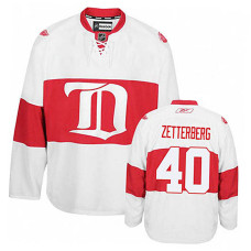 Henrik Zetterberg #40 White Alternate Authentic Jersey