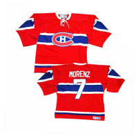Howie Morenz #7 Red Throwback Jersey