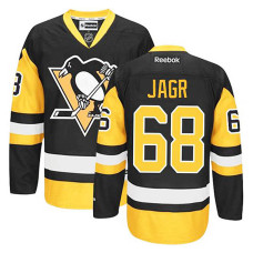 Jaromir Jagr #68 Black/Gold Alternate Jersey