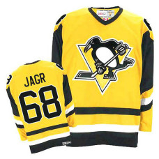 Jaromir Jagr #68 Gold Throwback Jersey