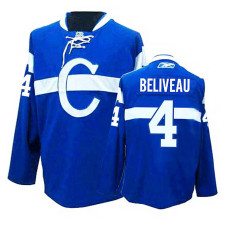 Jean Beliveau #4 Blue Alternate Jersey