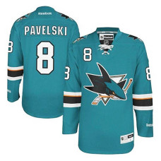 Joe Pavelski #8 Teal Green Home Jersey