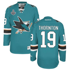 Joe Thornton #19 Teal 2016 Stanley Cup Alternate Finals Jersey