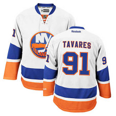 John Tavares #91 White Away Replica Jersey