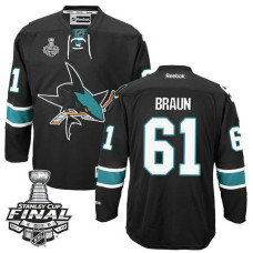 Justin Braun #61 Black 2016 Stanley Cup Alternate Champions Jersey