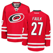 Justin Faulk #27 Red Home Jersey