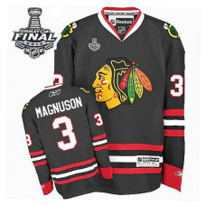 Keith Magnuson #3 Black 2015 Stanley Cup Alternate Jersey