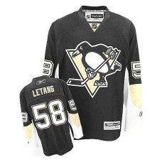 Kris Letang #58 Black Home Jersey