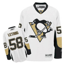 Kris Letang #58 White Away Jersey