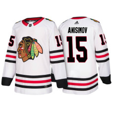 Male Artem Anisimov #15 White 2018 New Season Team Away Jersey