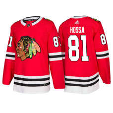 Male Marian Hossa #81 Red 2018 New Season Team Home Jersey