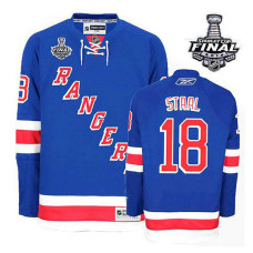 Marc Staal #18 Royal Blue 2014 Stanley Cup Home Jersey