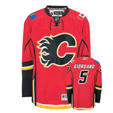 Mark Giordano #5 Red Highest-Paid Player Home Jersey