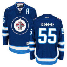 Mark Scheifele #55 Navy Blue Home Jersey