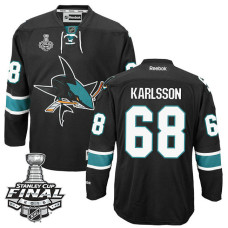 Melker Karlsson #68 Black 2016 Stanley Cup Alternate Champions Jersey