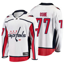 #77 T.J. Oshie Fanatics Branded Breakaway White Away jersey