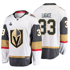 #33 Maxime Lagace 2018 Stanley Cup Final Breakaway Road White Jersey