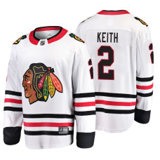 Duncan Keith Fanatics Branded Breakaway White Away Jersey