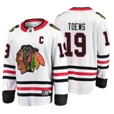 Jonathan Toews Fanatics Branded Breakaway White Away Jersey