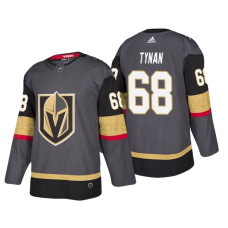 #68 TJ Tynan Home Authentic Player Grey jersey