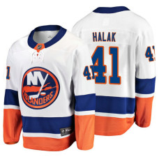 Jaroslav Halak 2018 Fanatics Branded Breakaway White Away Jersey