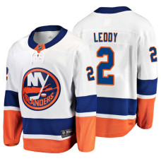 Nick Leddy 2018 Fanatics Branded Breakaway White Away Jersey