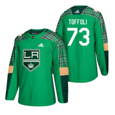 #73 Tyler Toffoli 2018 St. Patrick's Day Green Jersey