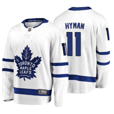 #11 Zach Hyman 2018 Fanatics Branded Breakaway White Away jersey