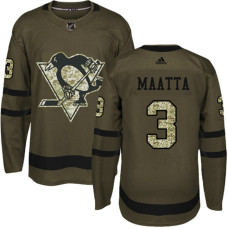 Olli Maatta #3 Green Salute To Service New Season Jersey