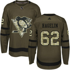 Carl Hagelin #62 Green Salute To Service New Season Jersey