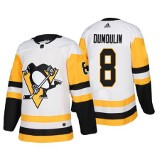 #8 Brian Dumoulin Authentic Player White Away jersey