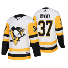 #37 Carter Rowney Authentic Player White Away jersey