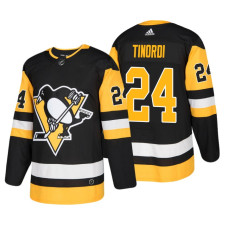 #24 Jarred Tinordi Home Authentic Player Black jersey