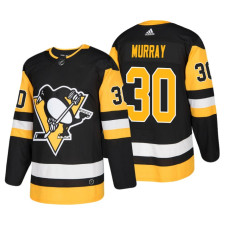 #30 Matt Murray Home Authentic Player Black jersey