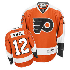 Michael Raffl #12 Orange Home Jersey