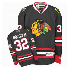 Michal Rozsival #32 Black Alternate Jersey