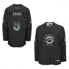 Mikko Koivu #9 Black Jersey