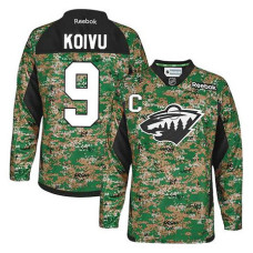 Mikko Koivu #9 Camo Veteran's Day Jersey