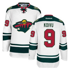 Mikko Koivu #9 White Away Jersey