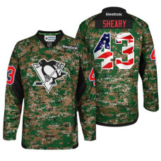 Military Appreciation Premier #43 Conor Sheary Camo Jersey