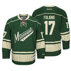 #17 Marcus Foligno Green 2017 Draft Premier Hockey Jersey