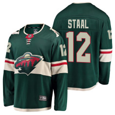 #12 Breakaway Fanatics branded Eric Staal Jersey Green